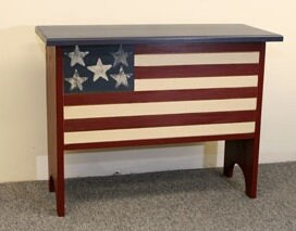 Americana Bench Handcrafted pine wood