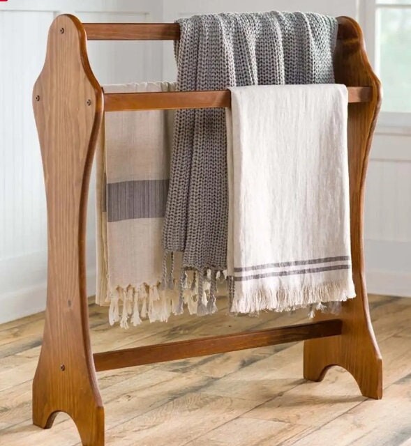 Wooden Quilt Rack - Floor Standing