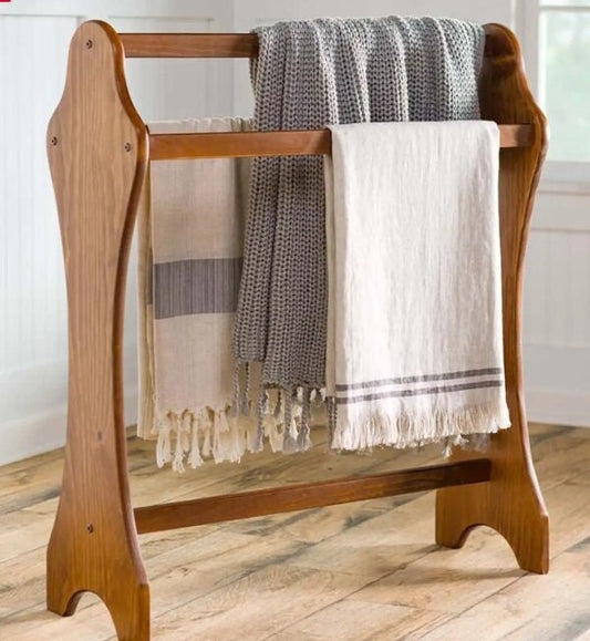 Wooden Quilt Rack - Floor Standing