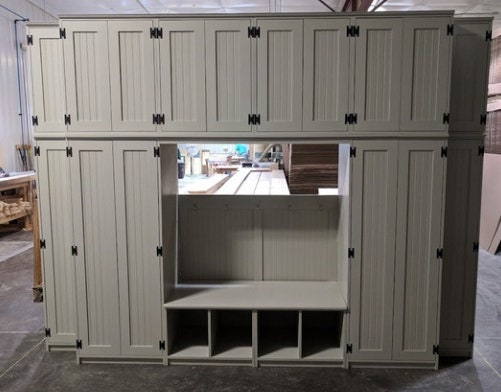 Storage Lock Unit for mudroom