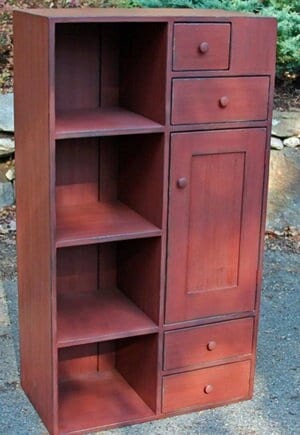 Farmhouse Storage Drawer Cabinet