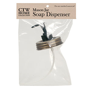 Mason Jar Soap Dispenser Lid - Antique Brass - Box of 4