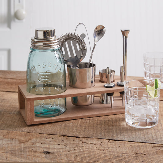 Mason Jar Bar Set