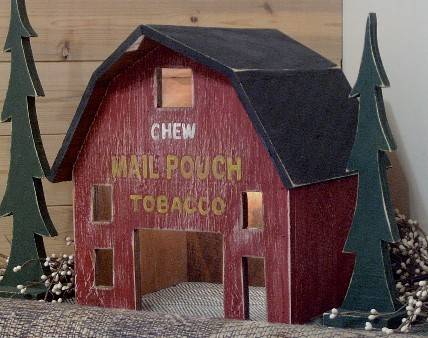 Mail Pouch Tobacco Barn Lighted House