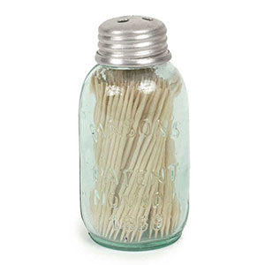 Mason Jar Toothpick Shaker - Box of 6